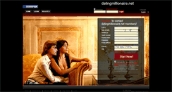 Desktop Screenshot of datingmillionaire.net